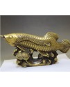 黃銅招財進寶 魚擺件 黃銅招財進寶 魚擺件